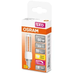 Lampadina LED Special T Slim E14 Osram 806lm trasparente