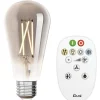 Lampadina LED ST64 iDual Smart Home a filamento con telecomando trasparente