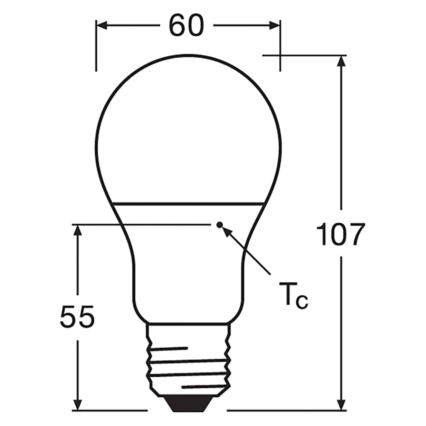 Lampadine LED E27 a goccia smerigliata Osram 806 lm bianco caldo 3 pz