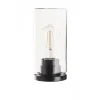 Lampioncino da esterno Cilindro set H 23 cm trasparente