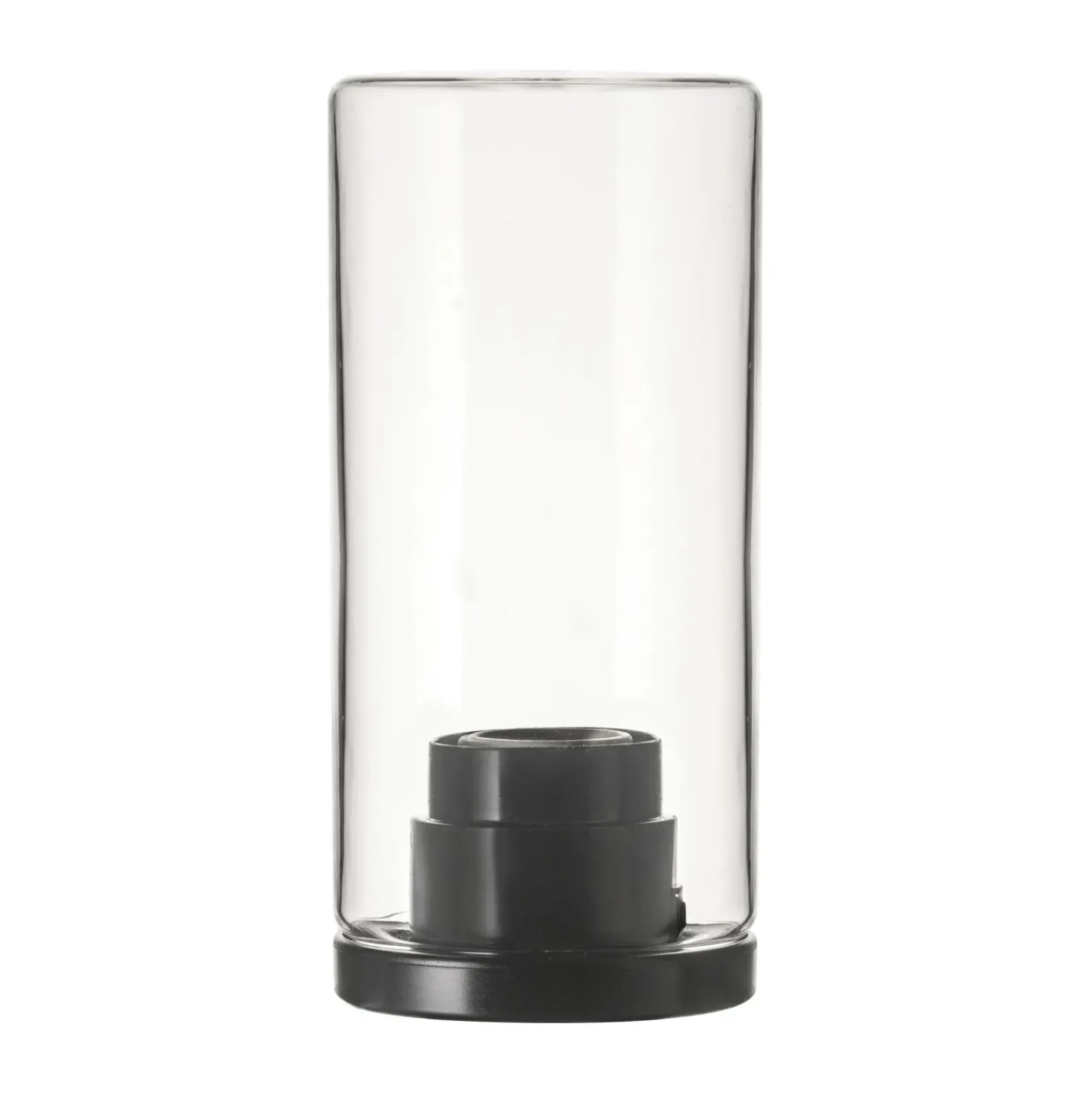 Lampioncino da esterno Cilindro set H 23 cm trasparente