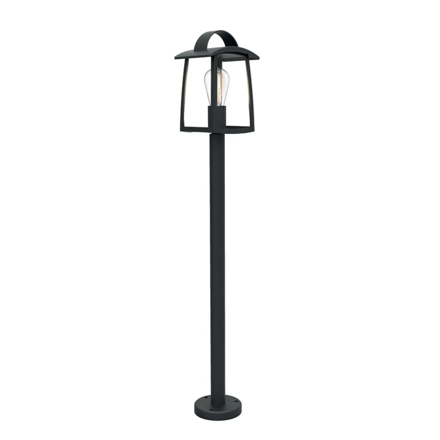 Lampioncino da esterno E27 Kelseynero 40 W H 103 cm