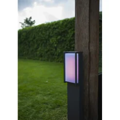 Lampione da giardino LED Qubo Smart Home 16 W 1000 lm RGB antracite