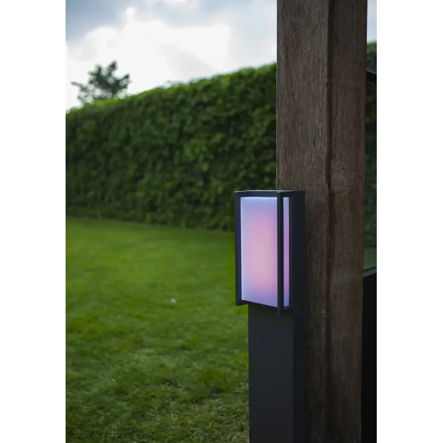 Lampione da giardino LED Qubo Smart Home 16 W 1000 lm RGB antracite