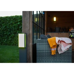 Lampione da giardino LED Qubo Smart Home 16 W 1000 lm RGB antracite