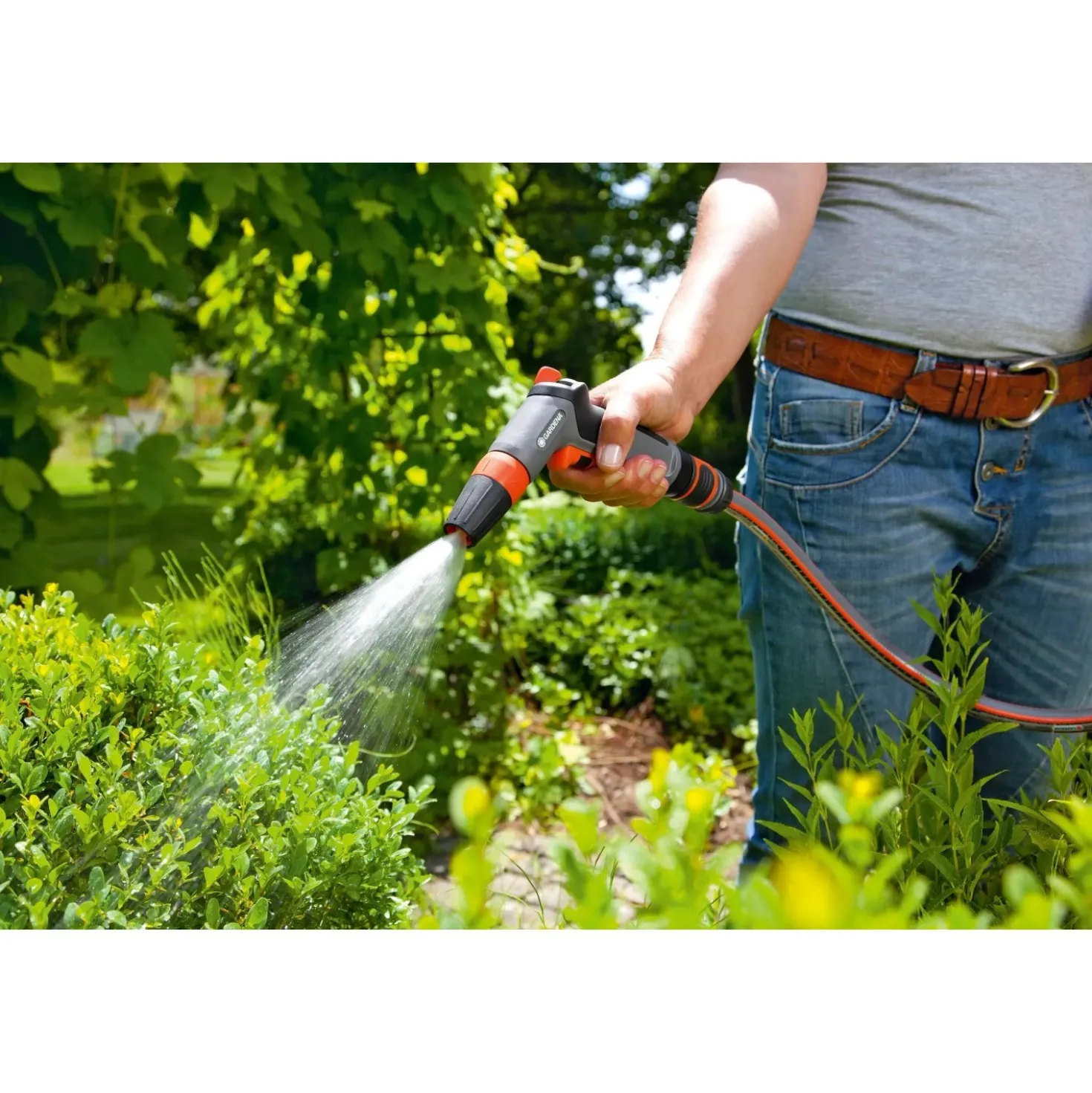 Lancia a impulsi Gardena Classic per irrigazione e pulizia getto regolabile