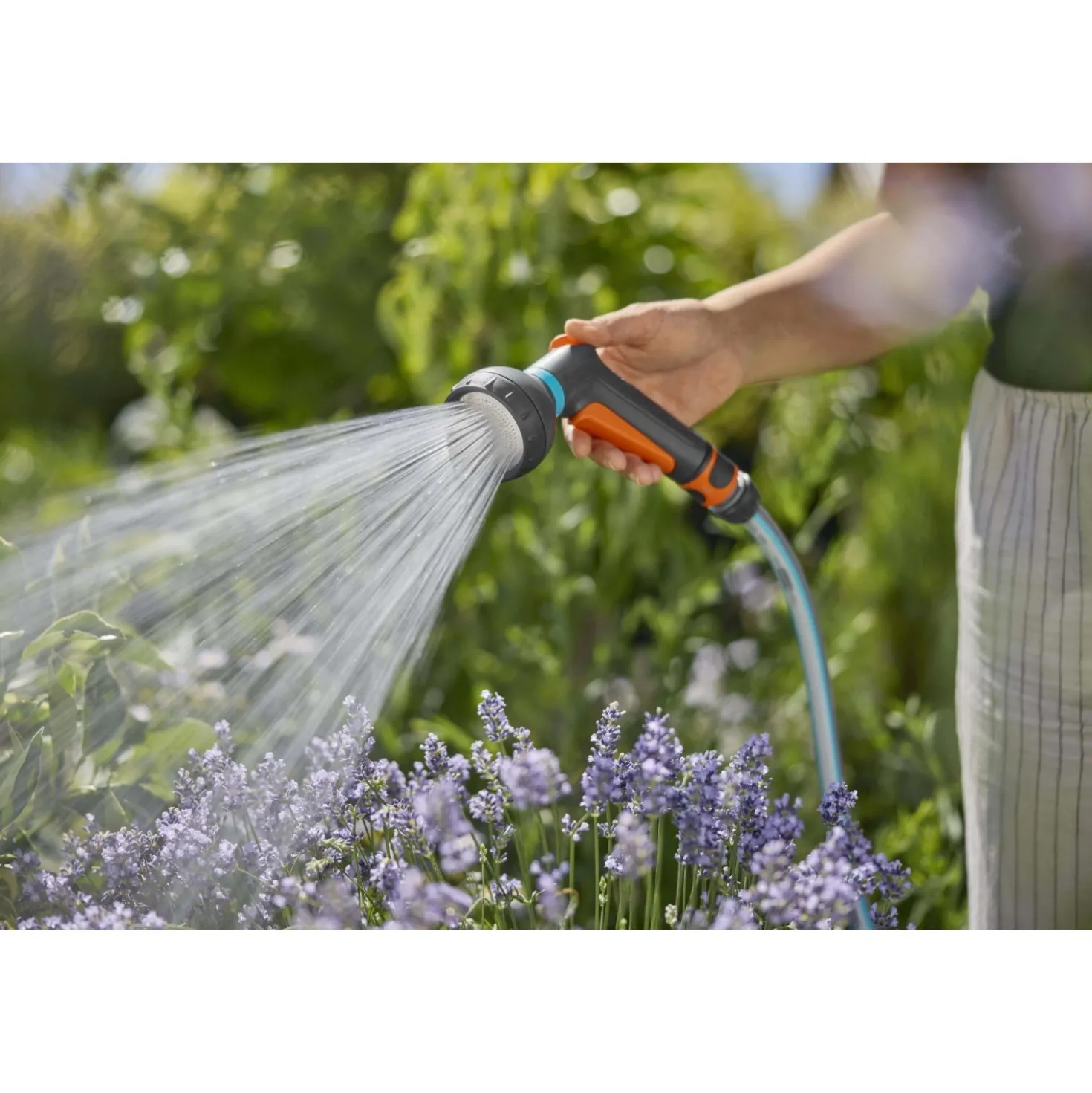 Lancia irrigazione Gardena Classic getto a doccia