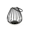 Lanterna in metallo con manico Ø 32xH34 cm nera