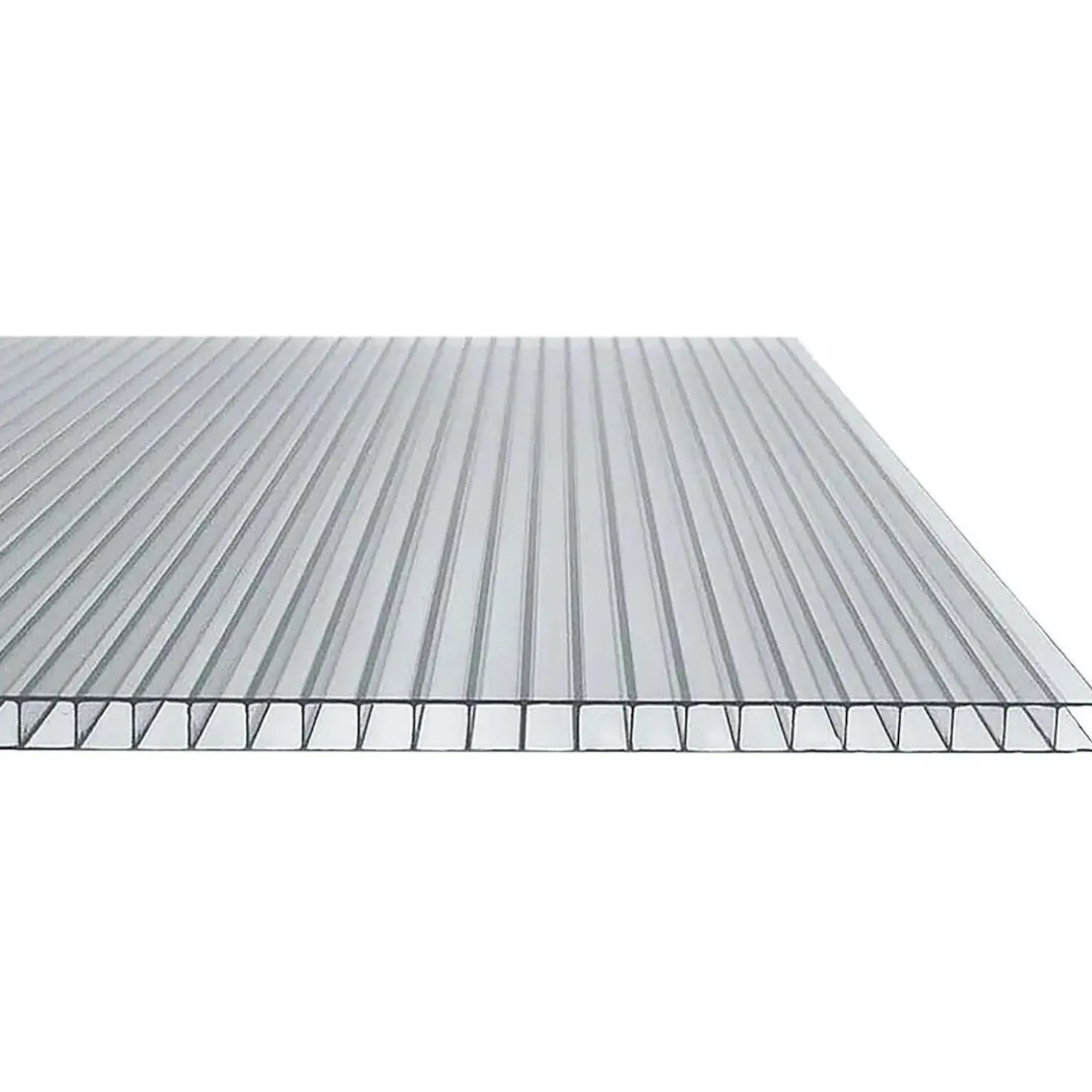 Lastra in policarbonato alveolare Onduline 98x200 cm sp 4 mm trasparente