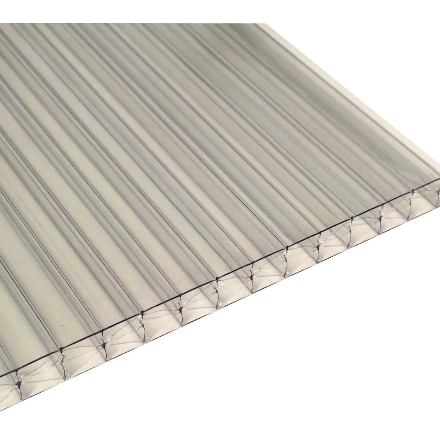 Lastra in policarbonato alveolare Onduline 98x200 cm sp 16 mm trasparente
