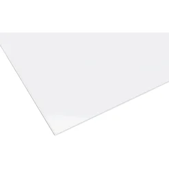 Lastra in vetro sintetico liscio Poliver 100x100 cm sp 5 mm trasparente