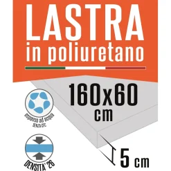 Lastra per imbottiture 160x60x5 cm