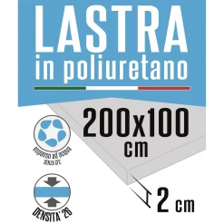 Lastra per imbottiture 200x100x2 cm