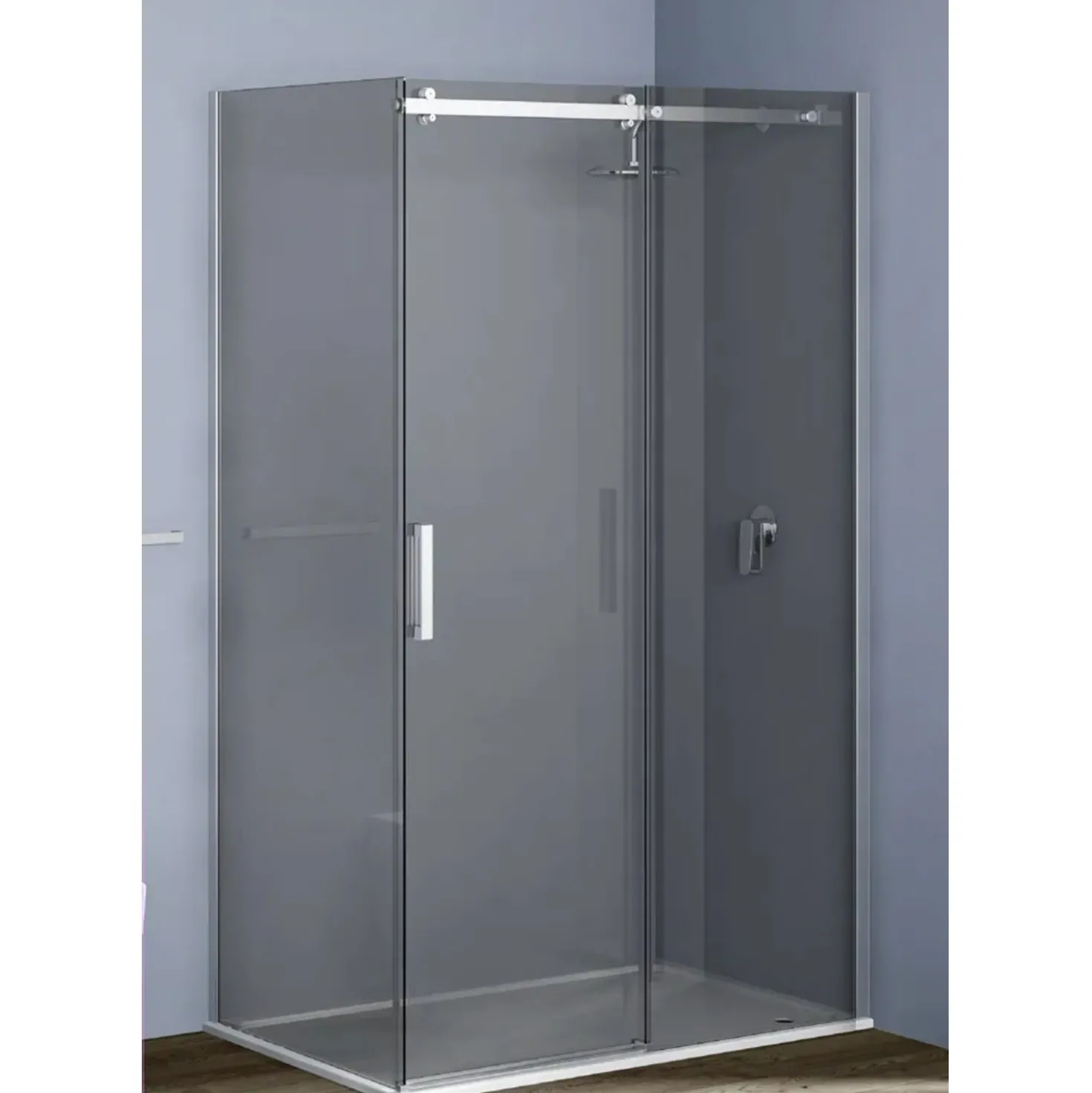 Lato fisso sx per Porta scorrevole doccia Kilò 70 cm trasparente