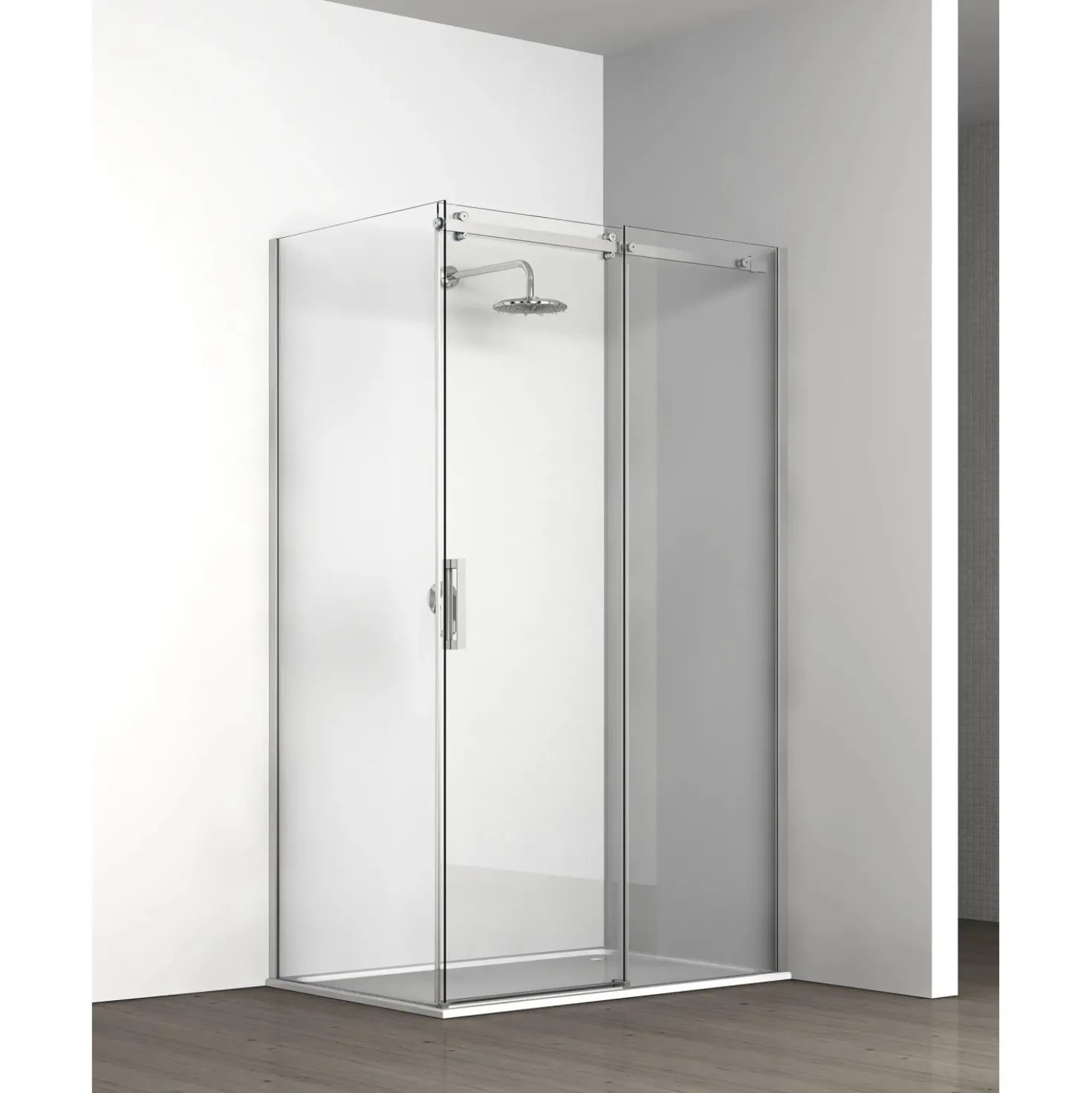 Lato fisso sx per Porta scorrevole doccia Kilò 70 cm trasparente