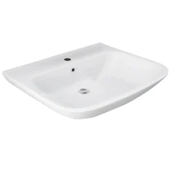 Lavabo a colonna Origin in ceramica bianco