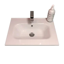Lavabo bianco in ceramica 60 cm