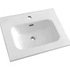 Lavabo bianco in ceramica 60 cm