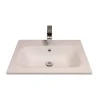 Lavabo bianco in mineralmarmo 60 cm