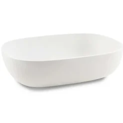 Lavabo da appoggio bianco in resina Snob 55 x 40,5 cm h 16 cm