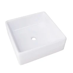 Lavabo da appoggio Cagliari in ceramica 37,5x37,5 cm