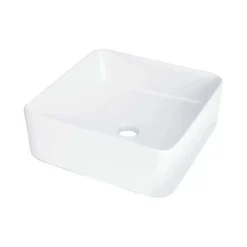 Lavabo da appoggio ceramica Segundo Frente Idrostile 345x120 mm Bianco
