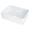 Lavabo da appoggio ceramica Segundo Frente Idrostile 300x120 mm Bianco