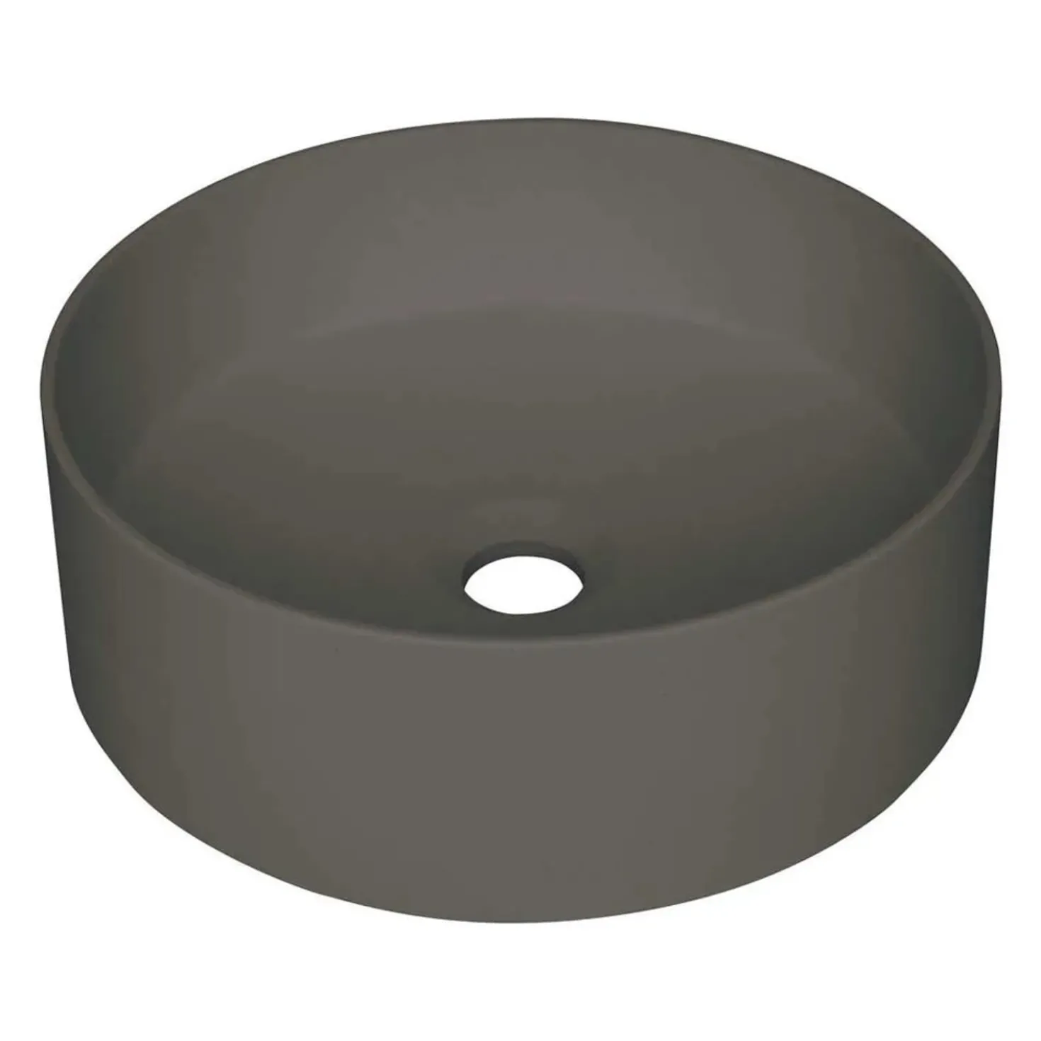 Lavabo da appoggio granito Limonar Idrostile 360x120 mm Antracite metallizzato