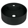 Lavabo da appoggio granito Limonar Idrostile foro rubinetto Nero
