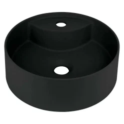 Lavabo da appoggio granito Limonar Idrostile foro rubinetto Nero