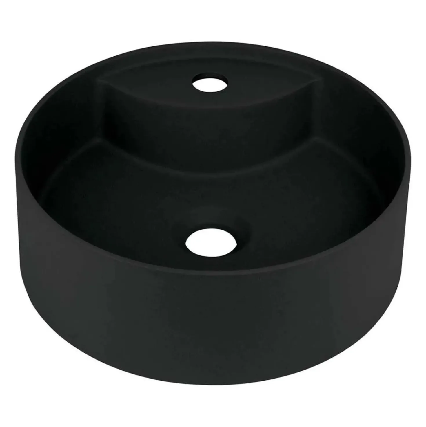 Lavabo da appoggio granito Limonar Idrostile foro rubinetto Nero