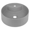 Lavabo da appoggio granito Limonar Idrostile foro rubinetto Grigio met