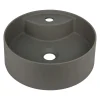 Lavabo da appoggio granito Limonar Idrostile foro rubinetto antracite met