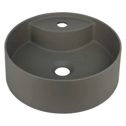 Lavabo da appoggio granito Limonar Idrostile foro rubinetto antracite met