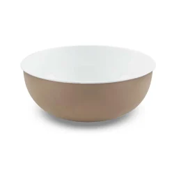 Lavabo da appoggio nocciola in metallo Open dm 39 cm e h 16 cm