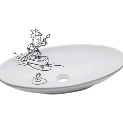 Lavabo da appoggio OBI Samar rotondo (HxL) 70 x 42 cm