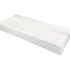 Lavabo da appoggio rett Placetas Idrostile copripiletta 400x120 mm bianco