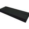 Lavabo da appoggio rettangolare Placetas Idrostile copripiletta 400x120 mm Nero