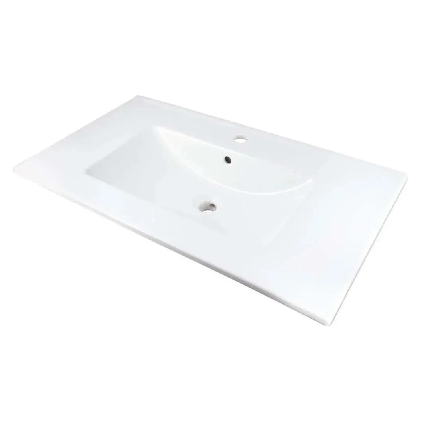 Lavabo da incasso Bauta Idrostile foro rubinetto beige