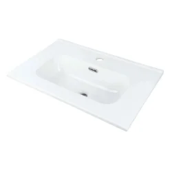 Lavabo da incasso Bauta Idrostile foro rubinetto 360x140 mm bianco