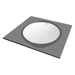 Lavabo da incasso ceramica Batabanó Idrostile 330x191 mm Bianco