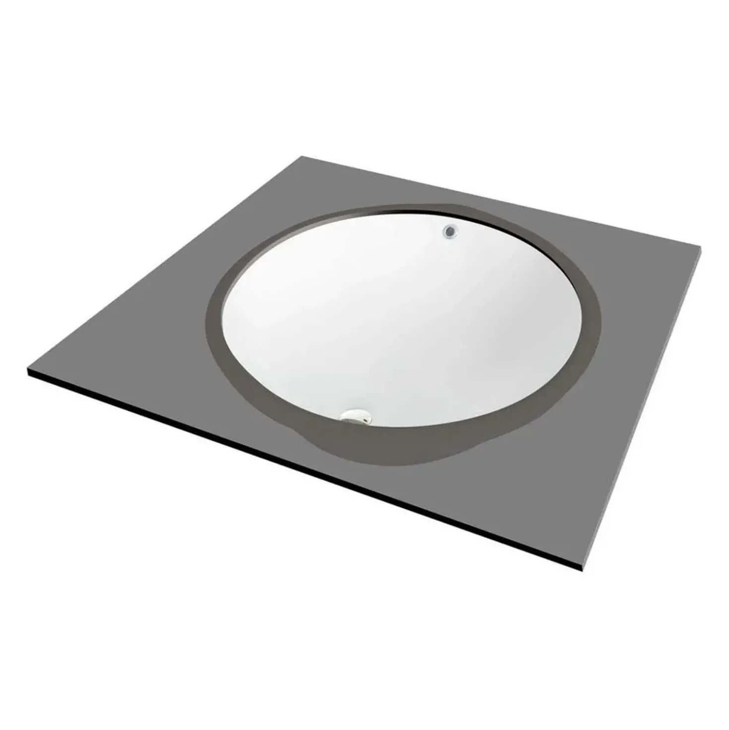 Lavabo da incasso ceramica Batabanó Idrostile 330x191 mm Bianco