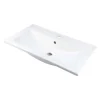 Lavabo da incasso Idrostile basetta rubinetteria 360x140 mm