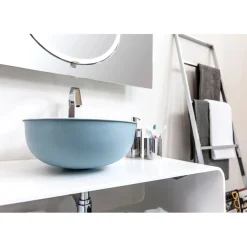 Lavabo d`appoggio in metallo Open