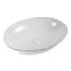 Lavabo d`appoggio Nature grigio 600x400x150 mm