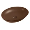 Lavabo d`appoggio Nature marrone 600x400x150 mm