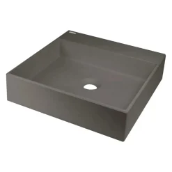 Lavabo granito Puerto Padre Idrostile foro rub antisett 400x400mm Antr met
