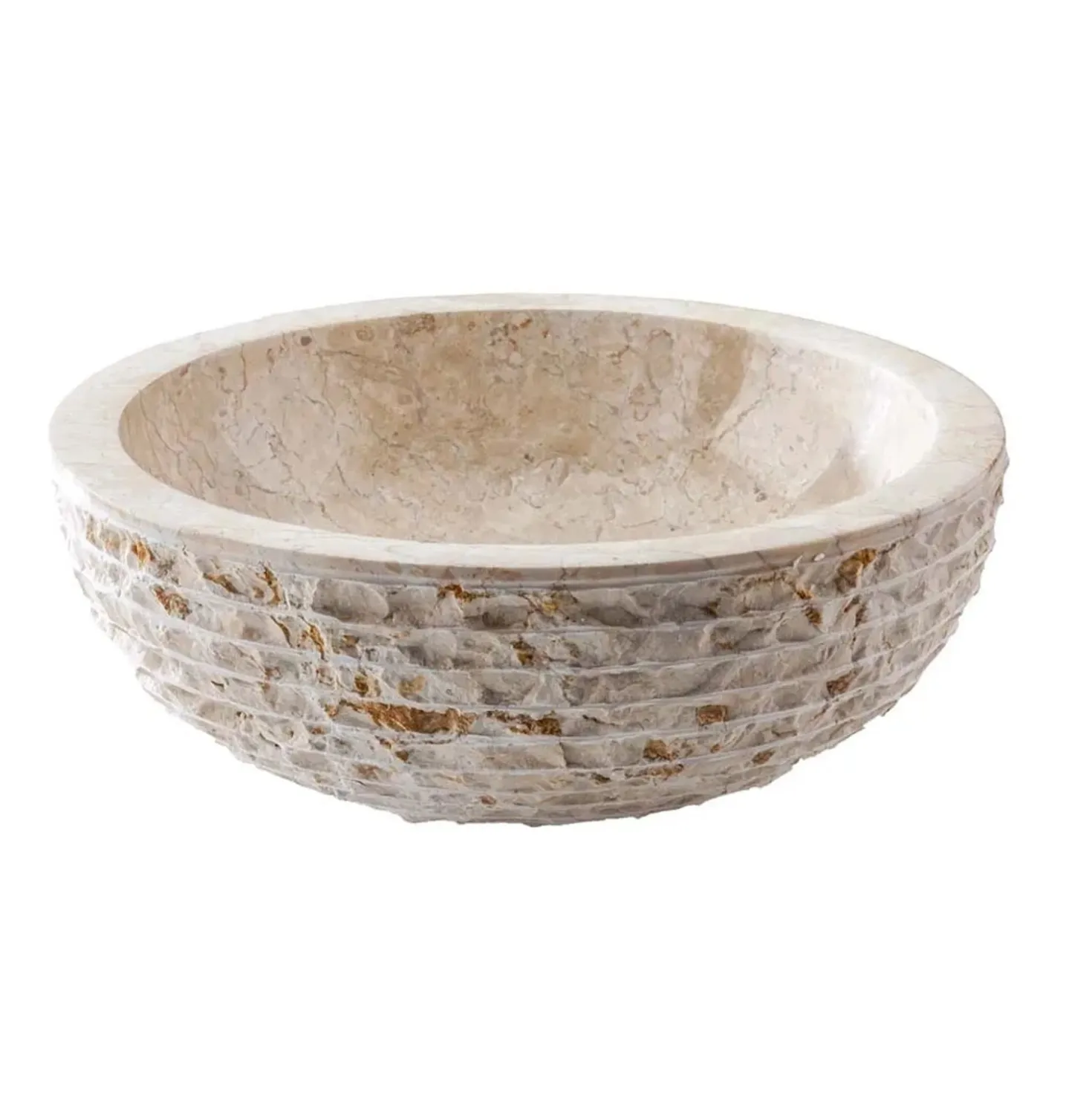 Lavabo in marmo Gea avorio