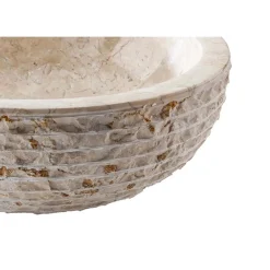 Lavabo in marmo Gea avorio