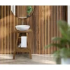 Lavabo in resina bianco Pop dm 38 cm h 15 cm
